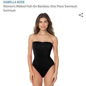 Black One piece swim suit